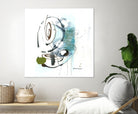 Remplir le paysage III by Sylvie Cloutier on GIANT ART - blue abstract