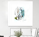 Remplir le paysage III by Sylvie Cloutier on GIANT ART - blue abstract