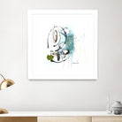 Remplir le paysage III by Sylvie Cloutier on GIANT ART - blue abstract