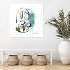 Remplir le paysage III by Sylvie Cloutier on GIANT ART - blue abstract