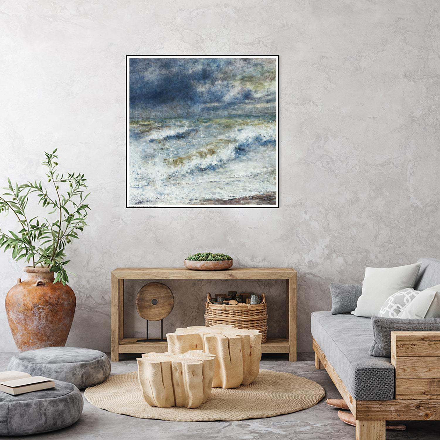 Seascape by Auguste Renoir on GIANT ART - green master