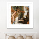 Jeunes filles au piano by Auguste Renoir on GIANT ART - beige figurative young women
