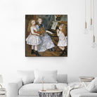 The daughters of Catulle Mendes by Auguste Renoir on GIANT ART - beige masters young women