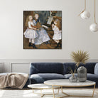 The daughters of Catulle Mendes by Auguste Renoir on GIANT ART - beige masters young women
