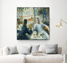 Le déjeuner au bord de la rivière by Auguste Renoir on GIANT ART - blue figurative homme et femme
