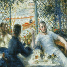 Le déjeuner au bord de la rivière by Auguste Renoir on GIANT ART - blue figurative homme et femme