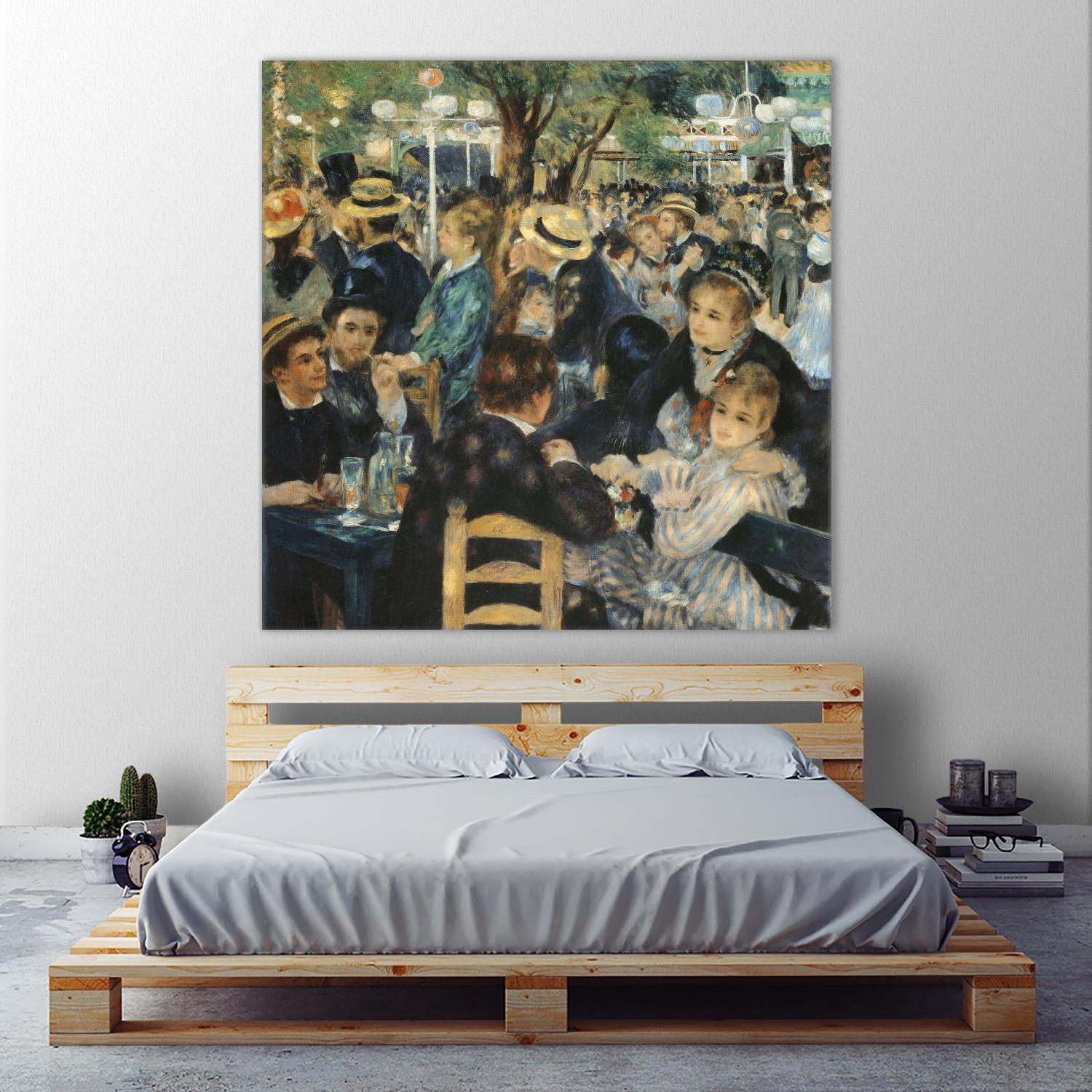 Au bal du moulin de la galette by Auguste Renoir on GIANT ART - beige figurative the party