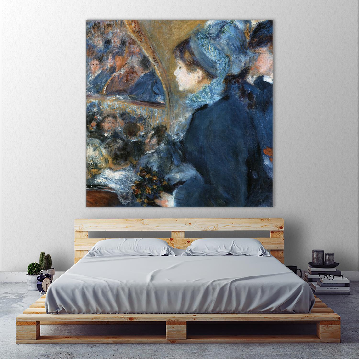 À l'opéra by Auguste Renoir on GIANT ART - beige figurative woman