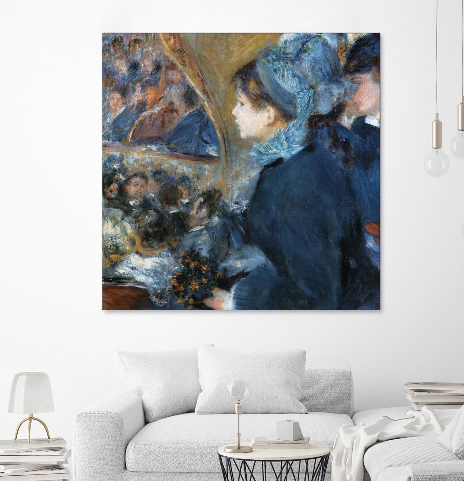 À l'opéra by Auguste Renoir on GIANT ART - beige figurative woman