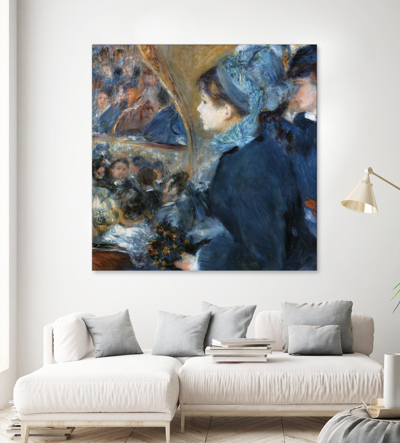 À l'opéra by Auguste Renoir on GIANT ART - beige figurative woman