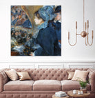 À l'opéra by Auguste Renoir on GIANT ART - beige figurative woman