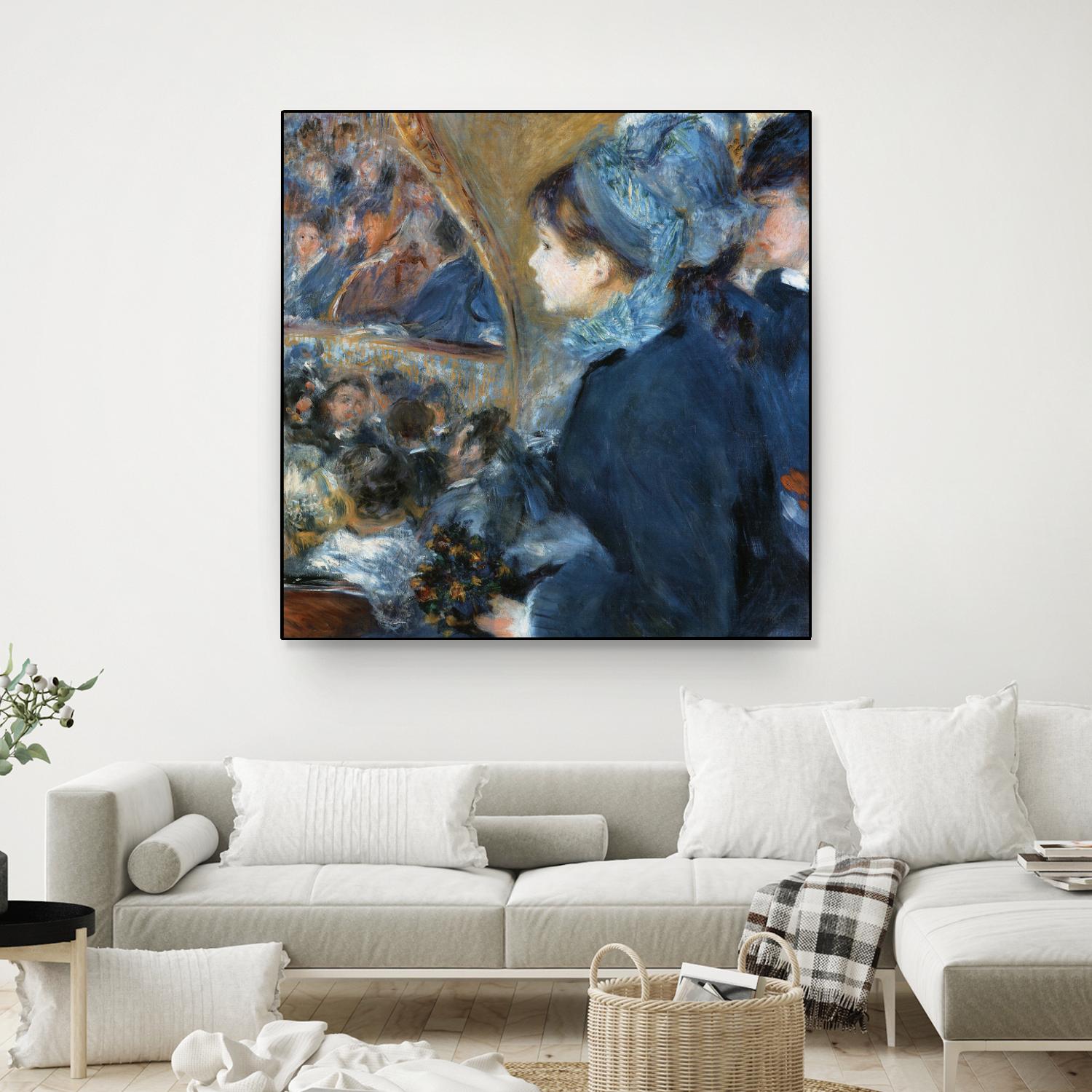 À l'opéra by Auguste Renoir on GIANT ART - beige figurative woman