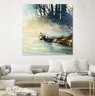 Ensemble by Roland Palmaerts on GIANT ART - blue landscape