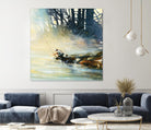 Ensemble by Roland Palmaerts on GIANT ART - blue landscape