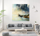 Ensemble by Roland Palmaerts on GIANT ART - blue landscape