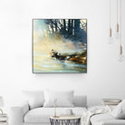 Ensemble by Roland Palmaerts on GIANT ART - blue landscape