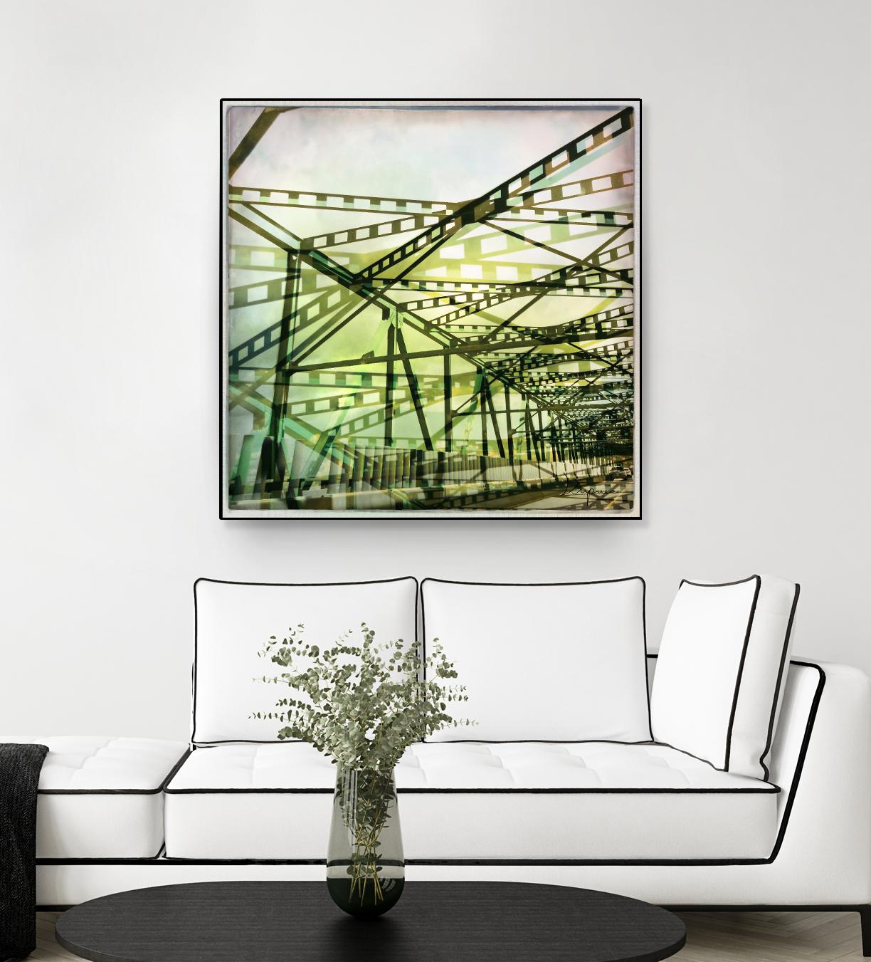 Bridge structure I by Jean-François Dupuis on GIANT ART - grey city scene