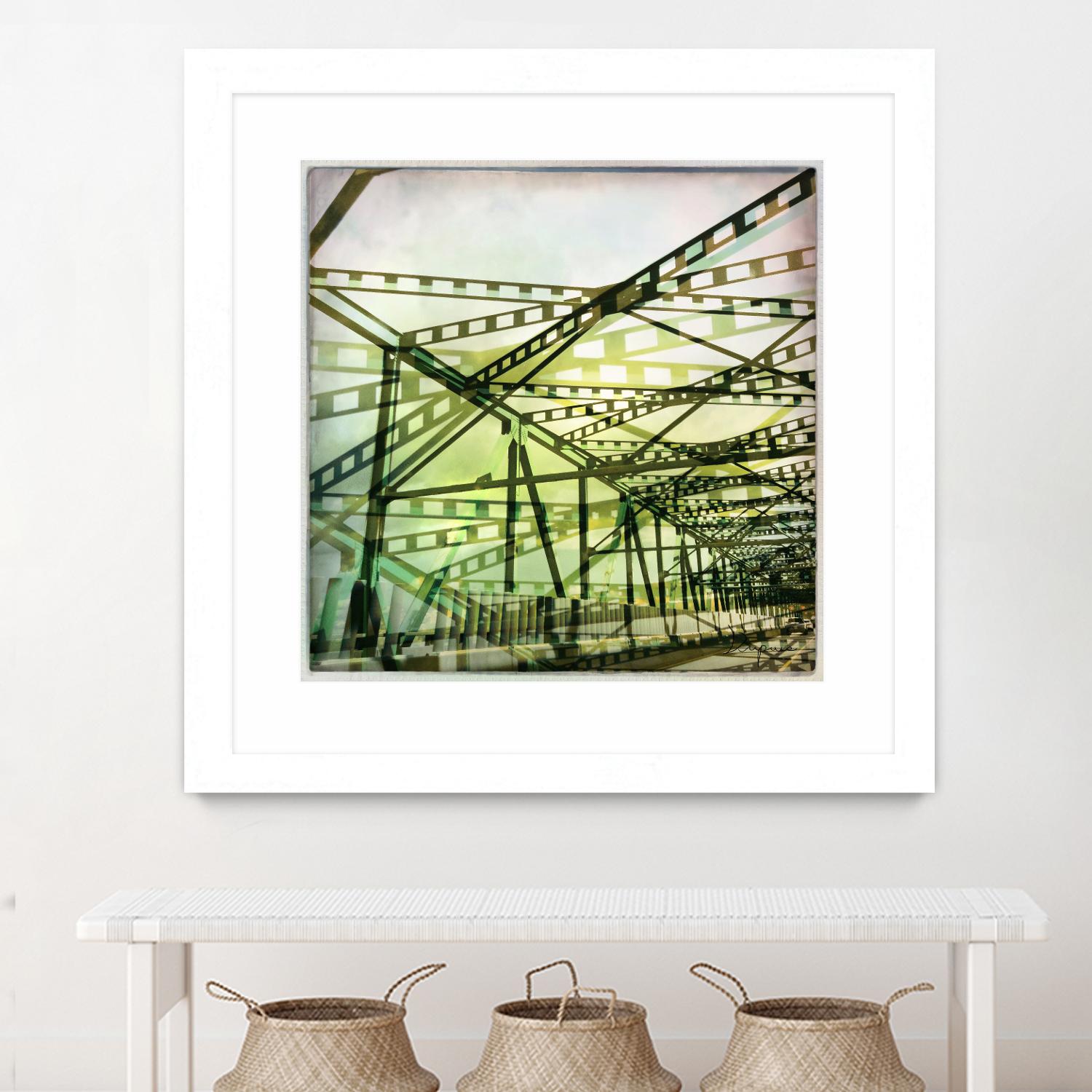 Bridge structure I by Jean-François Dupuis on GIANT ART - grey city scene
