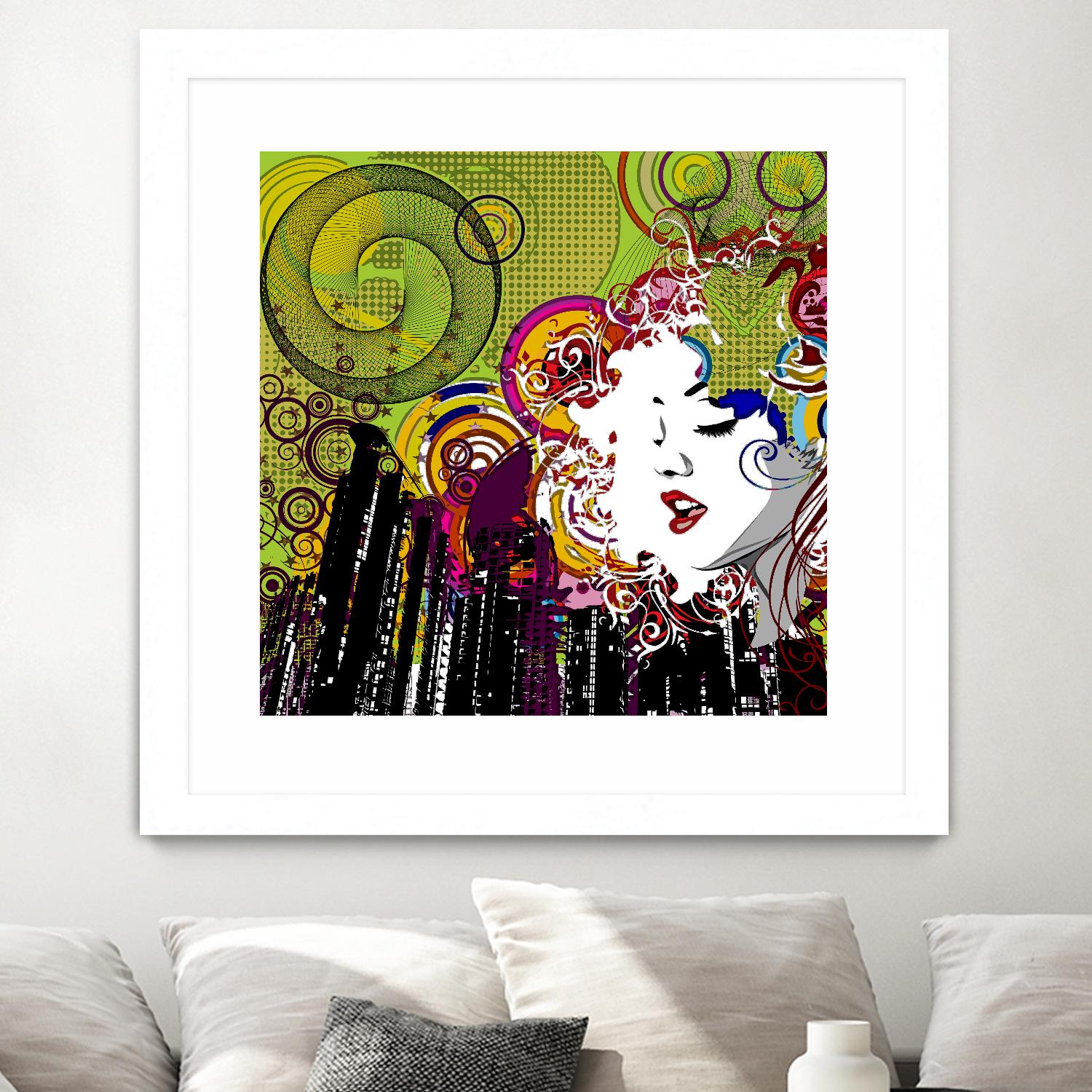 Lips by Jefd on GIANT ART - white pop art - alternative