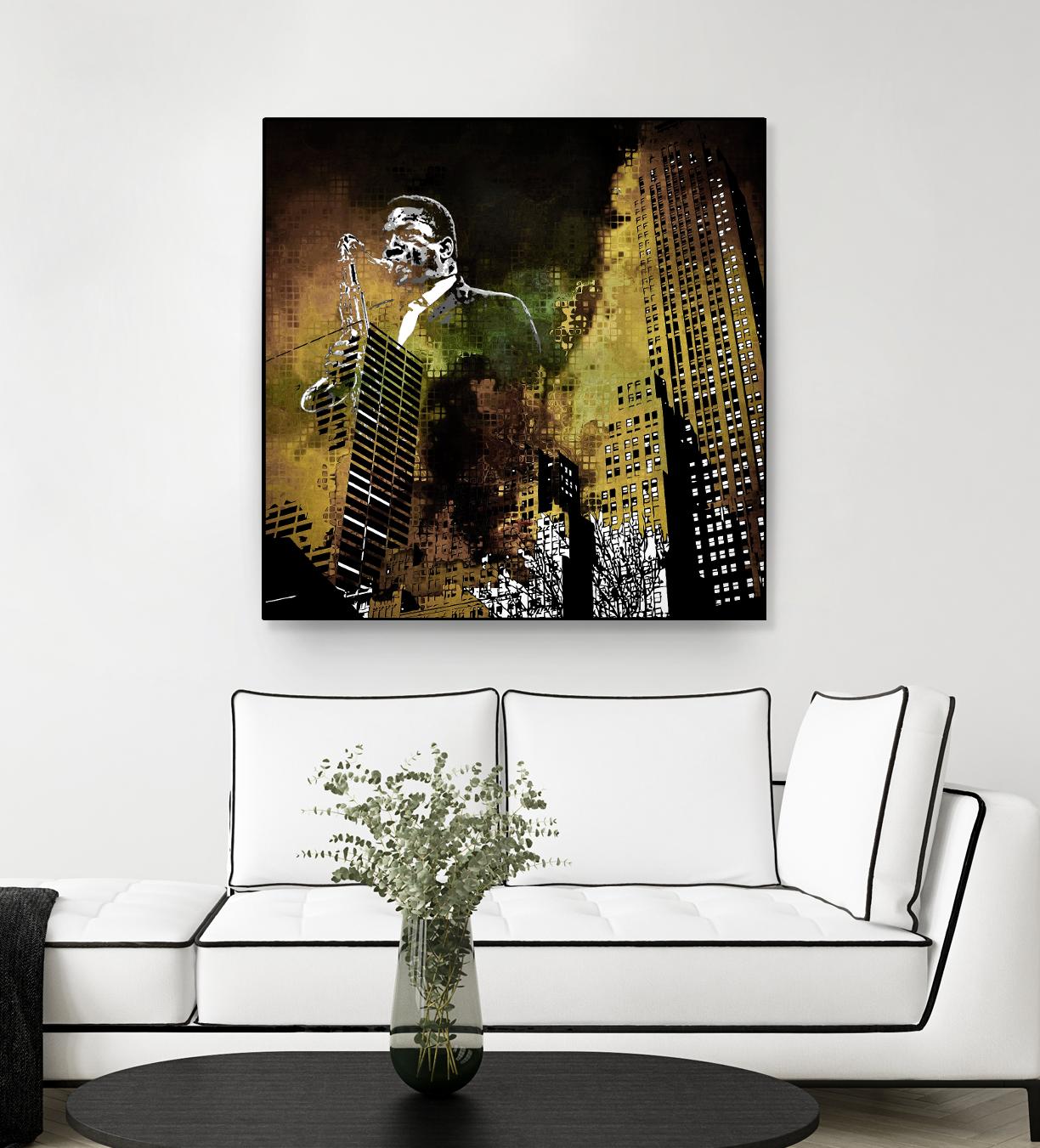 Jazzi I by Jefd on GIANT ART - yellow music - dance