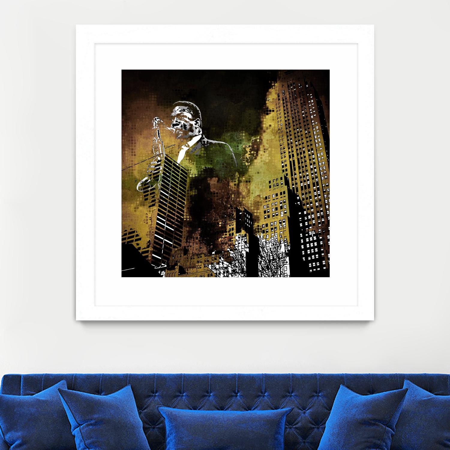 Jazzi I by Jefd on GIANT ART - yellow music - dance