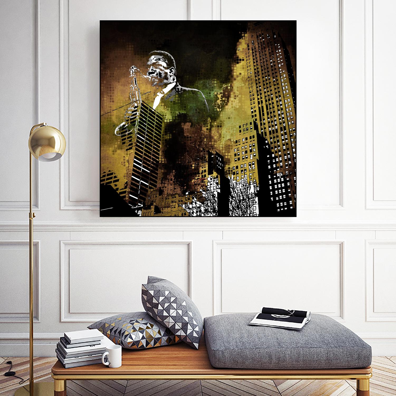 Jazzi I by Jefd on GIANT ART - yellow music - dance