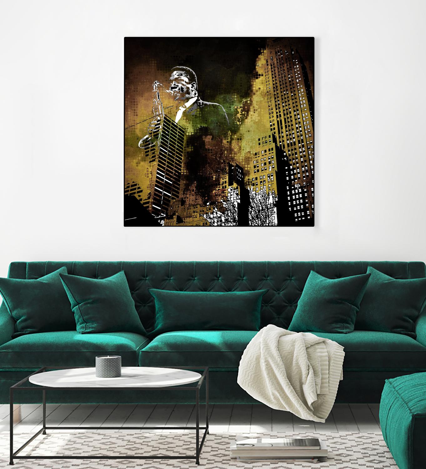 Jazzi I by Jefd on GIANT ART - yellow music - dance