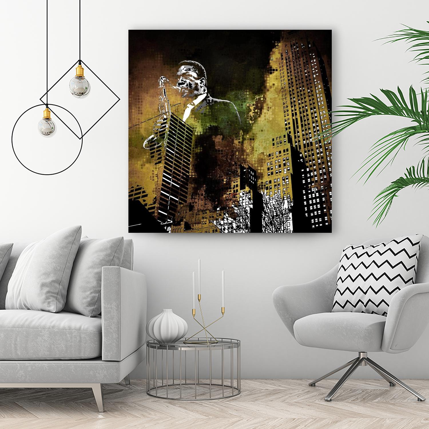 Jazzi I by Jefd on GIANT ART - yellow music - dance