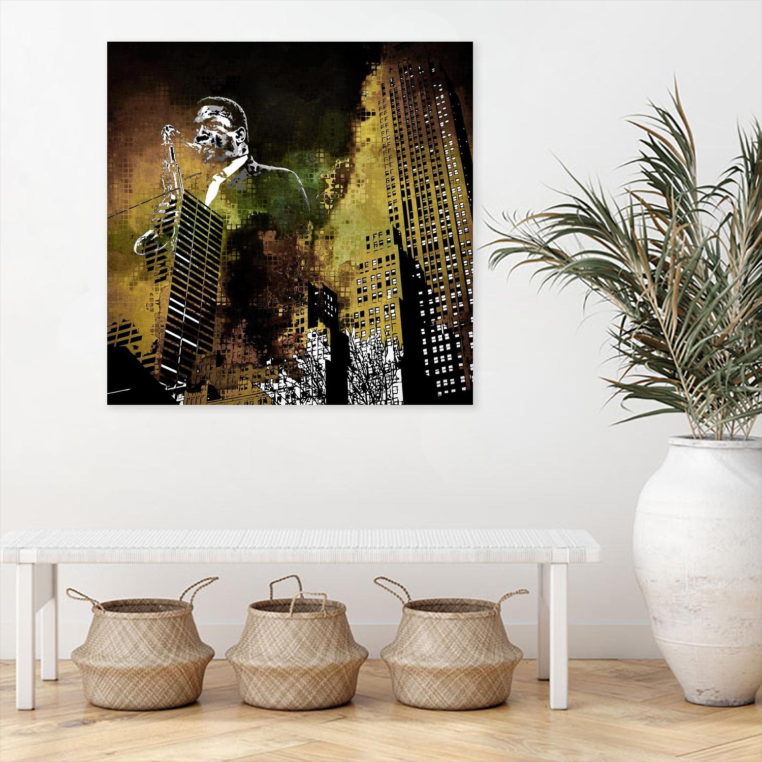 Jazzi I by Jefd on GIANT ART - yellow music - dance