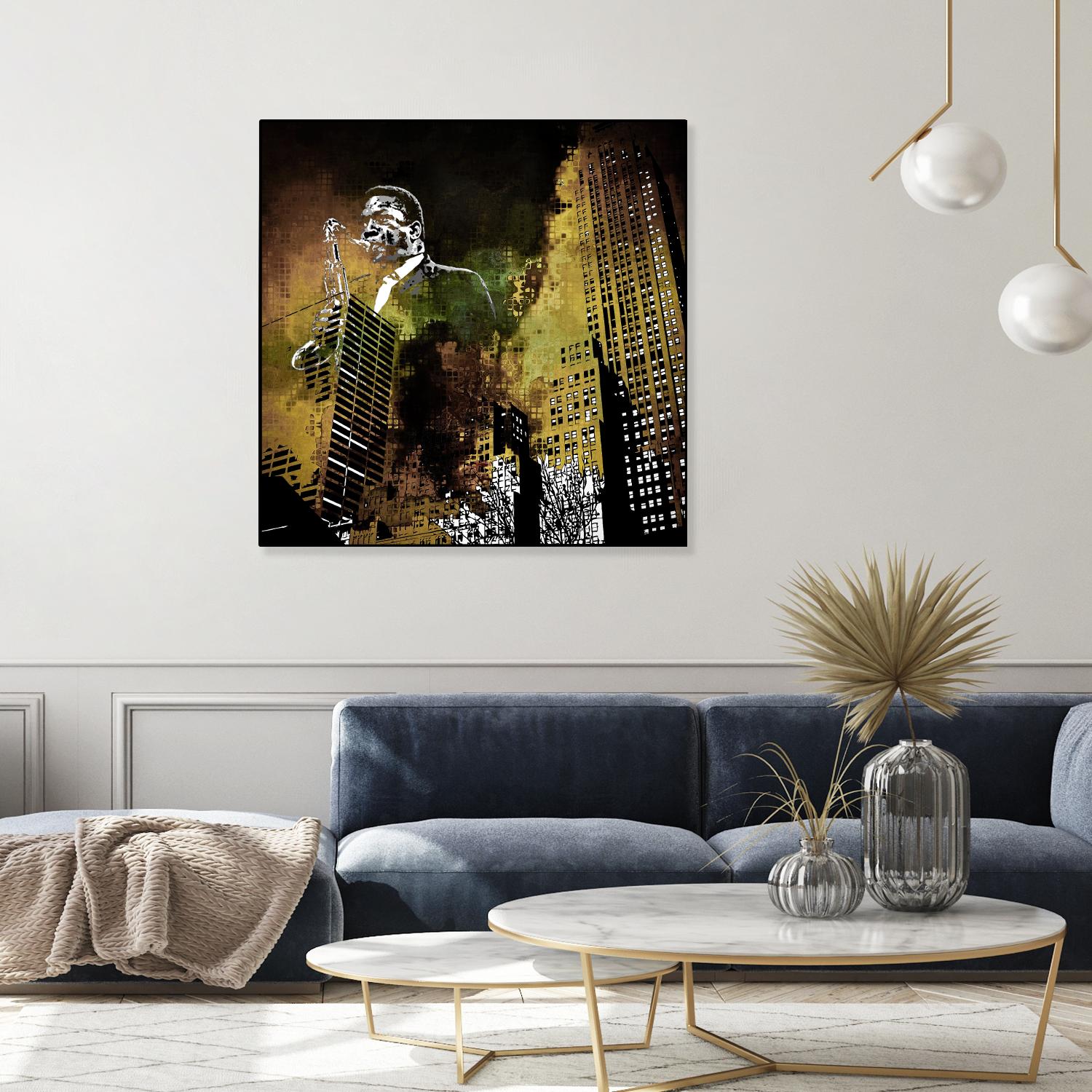 Jazzi I by Jefd on GIANT ART - yellow music - dance