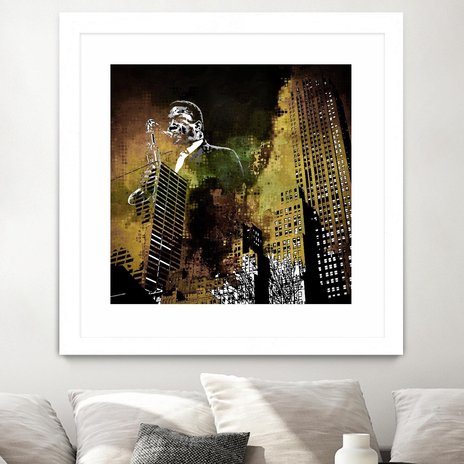 Jazzi I by Jefd on GIANT ART - yellow music - dance