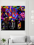 Urban Color V by Jefd on GIANT ART - blue pop art - alternative