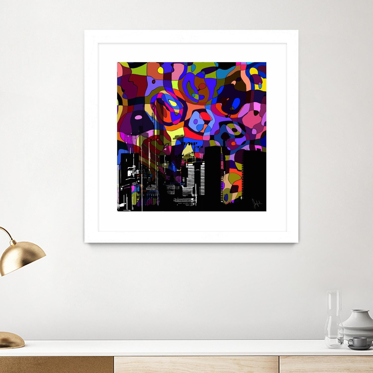 Urban Color V by Jefd on GIANT ART - blue pop art - alternative