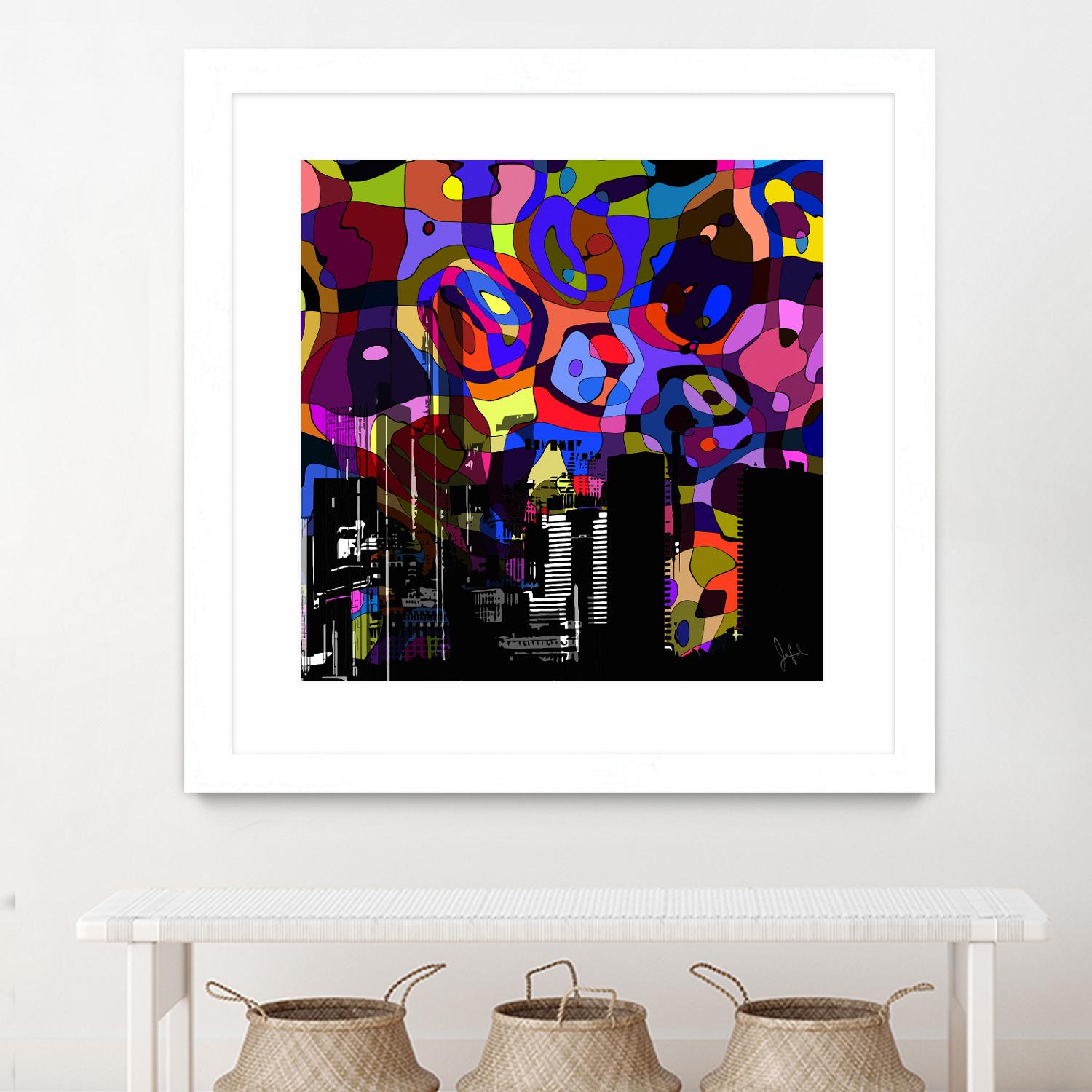 Urban Color V by Jefd on GIANT ART - blue pop art - alternative