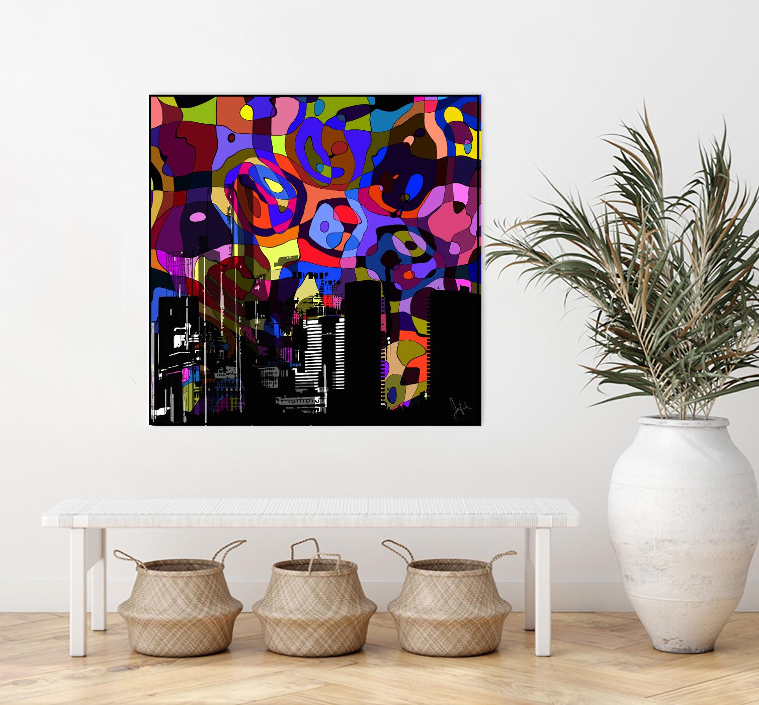 Urban Color V by Jefd on GIANT ART - blue pop art - alternative