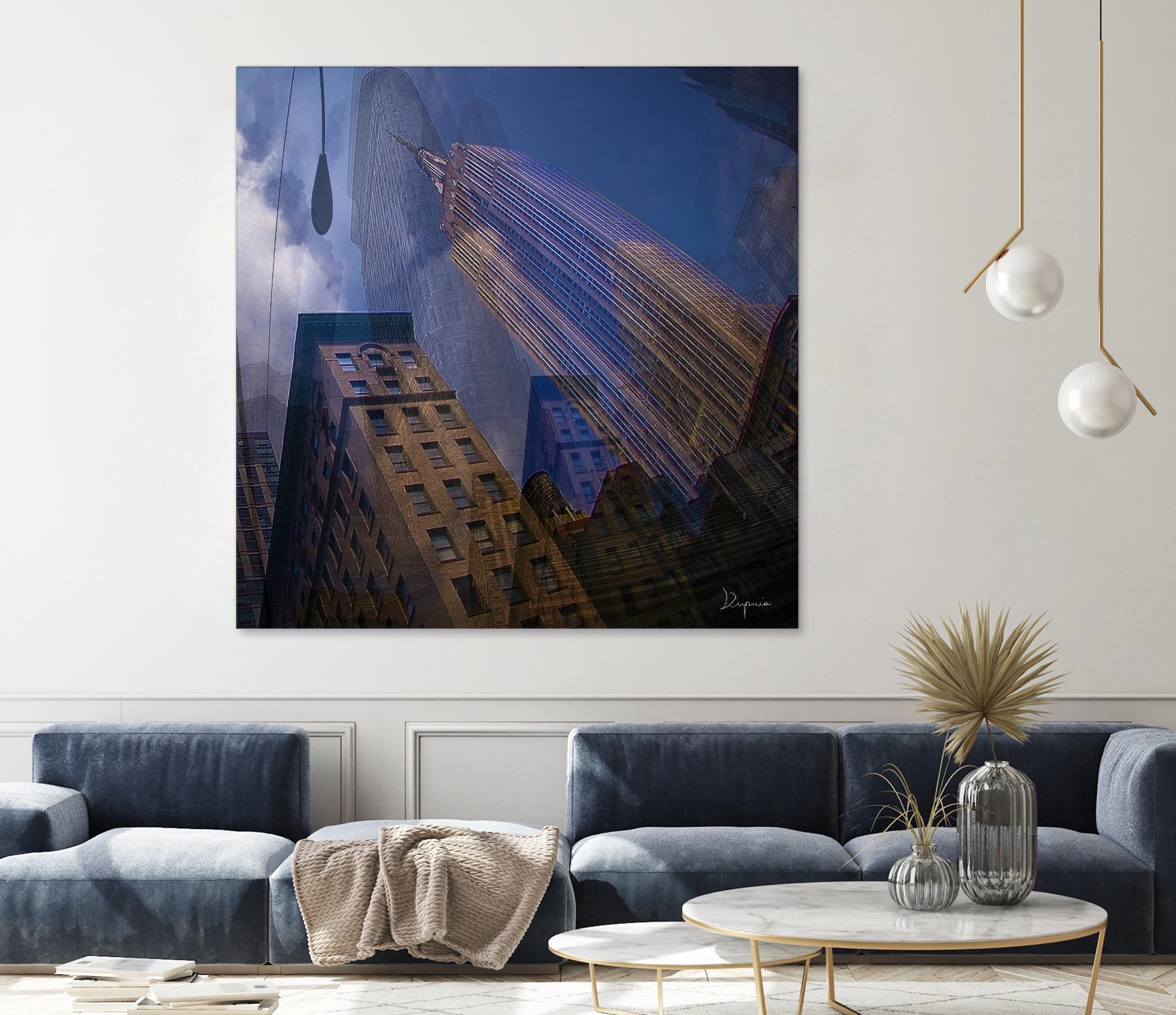 Skymanie by Jean-François Dupuis on GIANT ART - beige photography gratte ciel