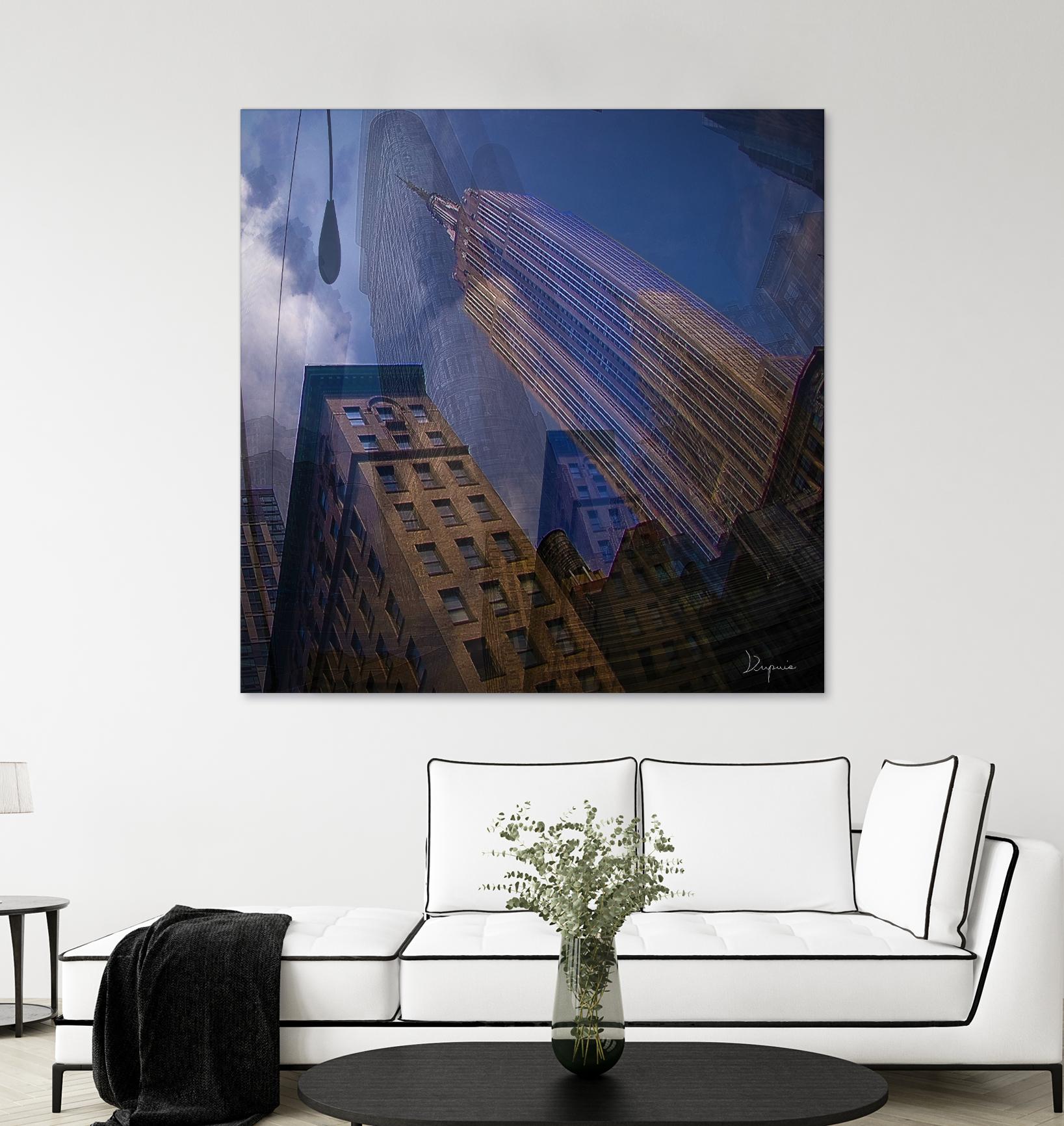 Skymanie by Jean-François Dupuis on GIANT ART - beige photography gratte ciel