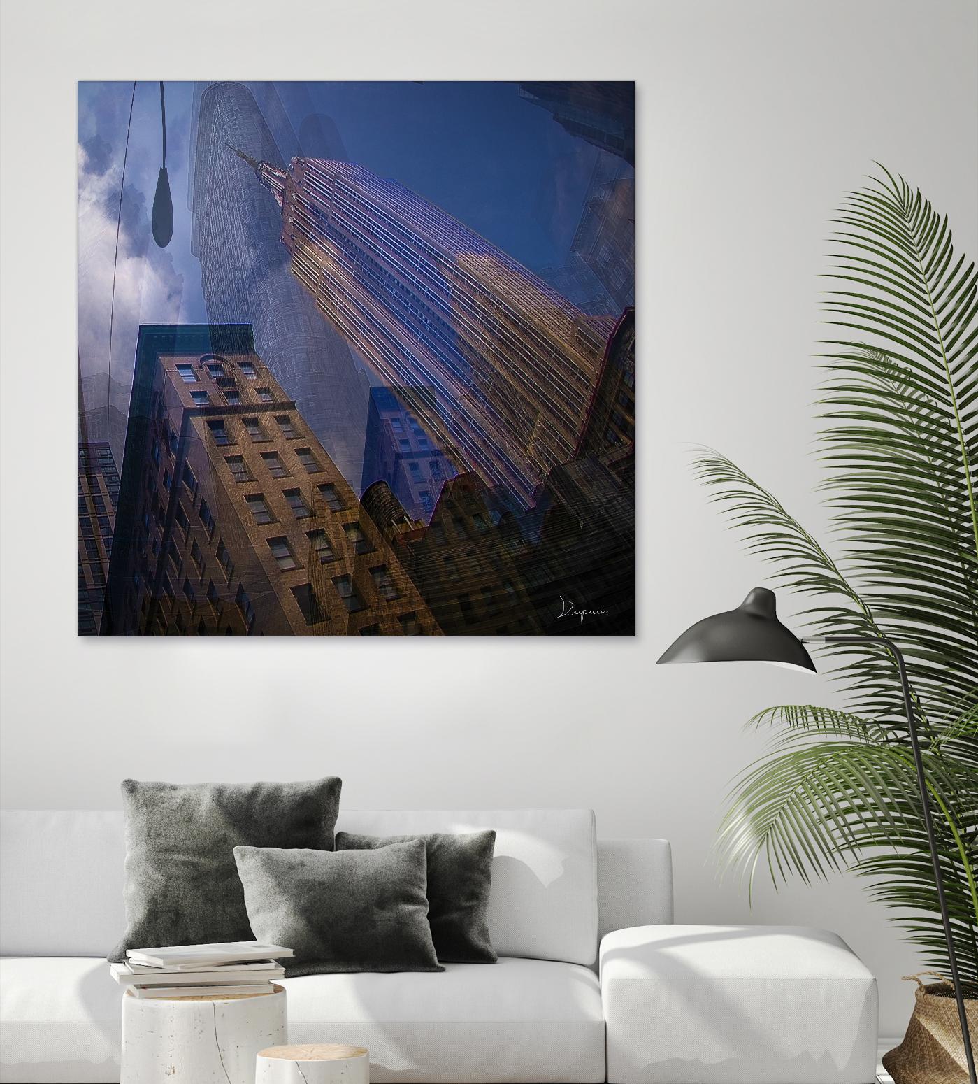 Skymanie by Jean-François Dupuis on GIANT ART - beige photography gratte ciel