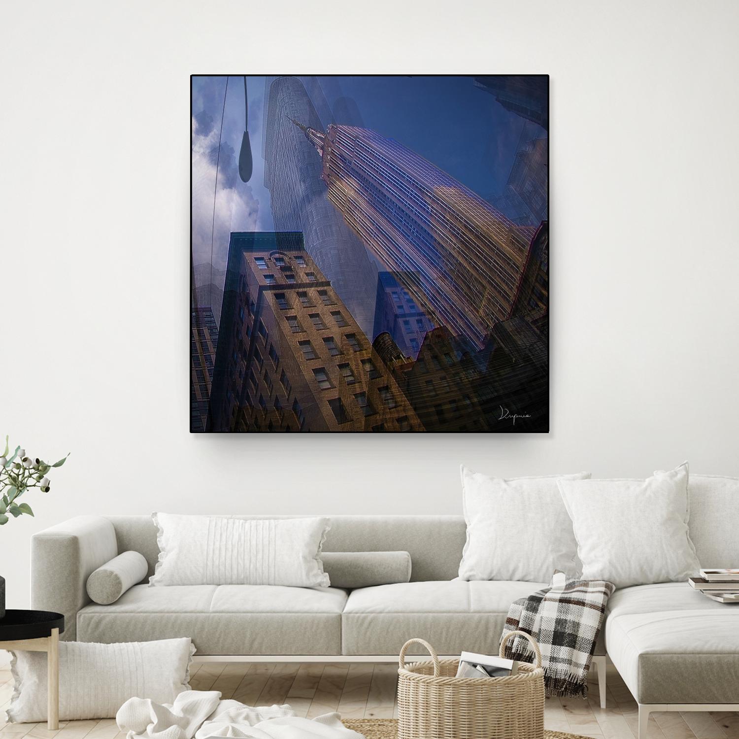 Skymanie by Jean-François Dupuis on GIANT ART - beige photography gratte ciel