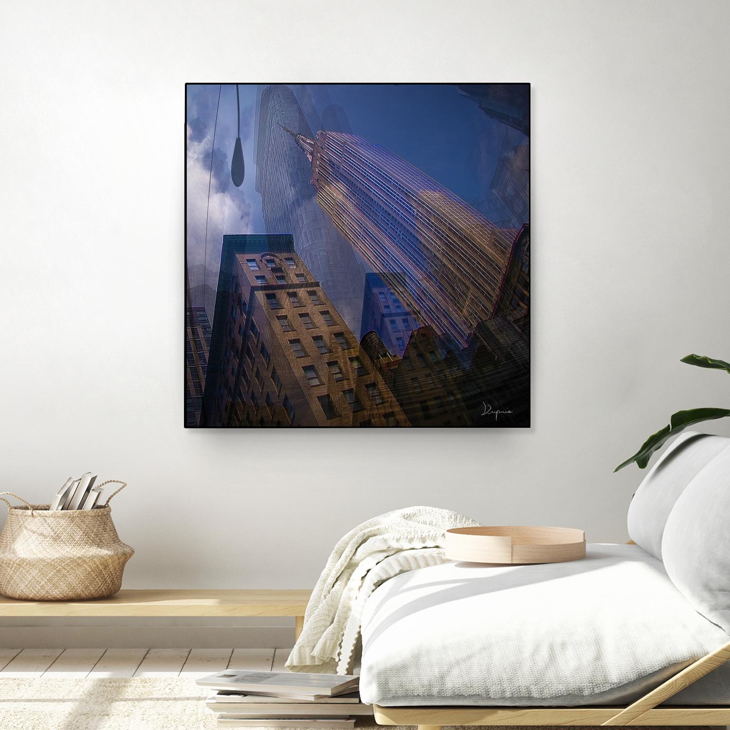 Skymanie by Jean-François Dupuis on GIANT ART - beige photography gratte ciel