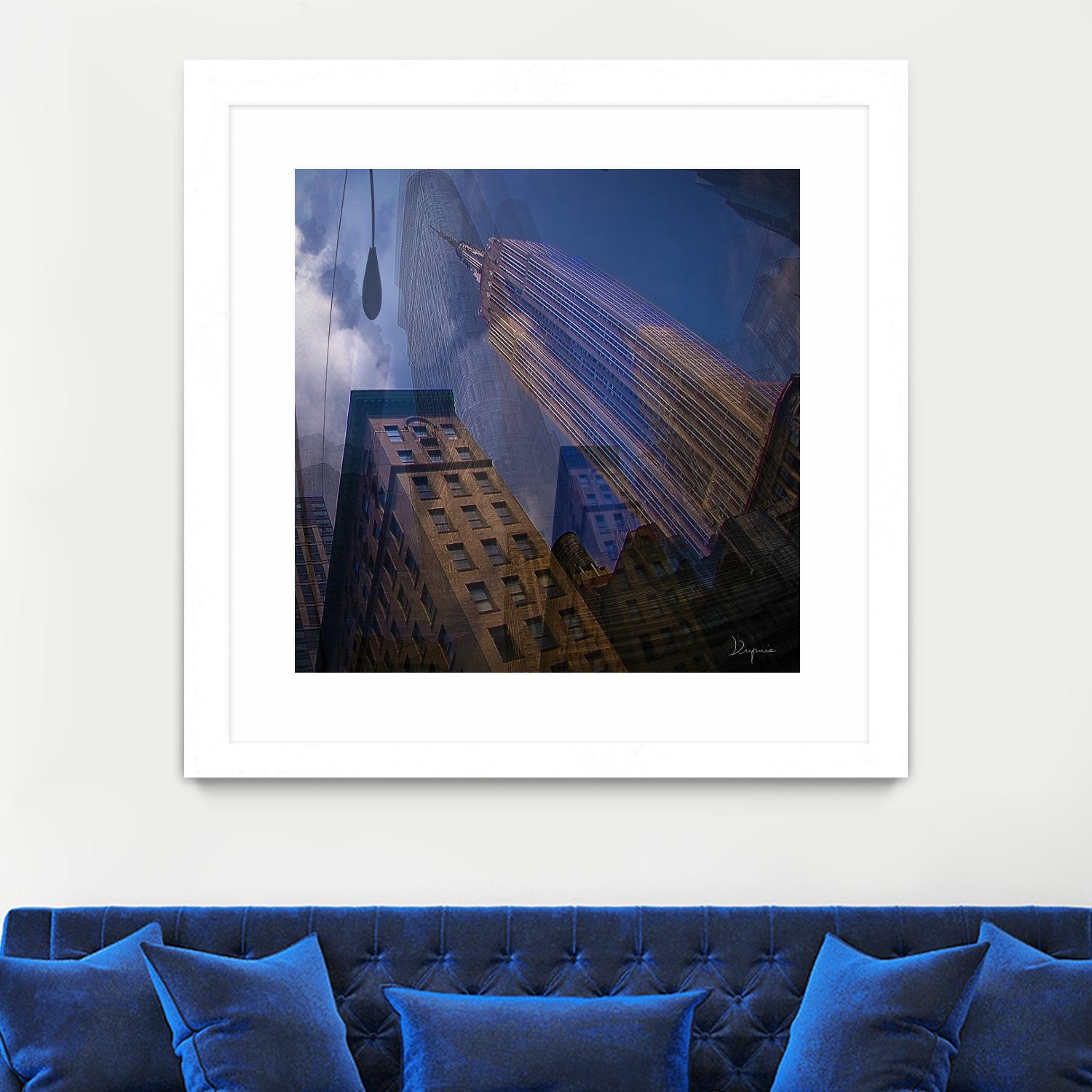 Skymanie by Jean-François Dupuis on GIANT ART - beige photography gratte ciel
