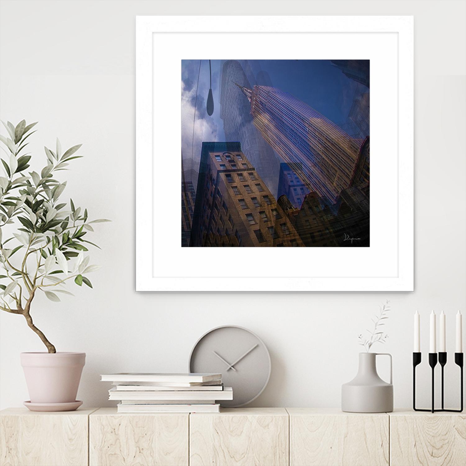 Skymanie by Jean-François Dupuis on GIANT ART - beige photography gratte ciel