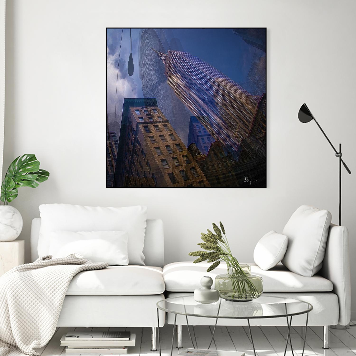 Skymanie by Jean-François Dupuis on GIANT ART - beige photography gratte ciel