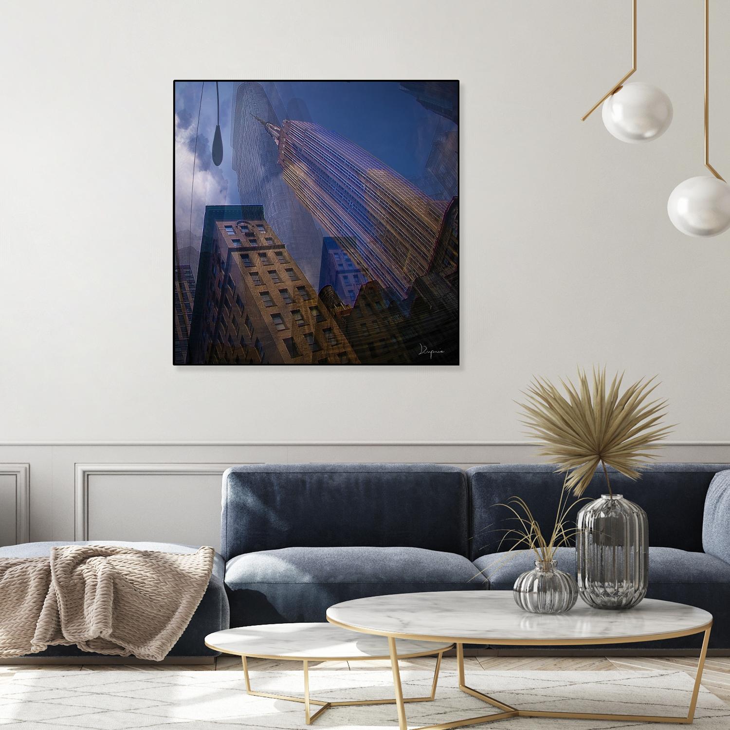 Skymanie by Jean-François Dupuis on GIANT ART - beige photography gratte ciel