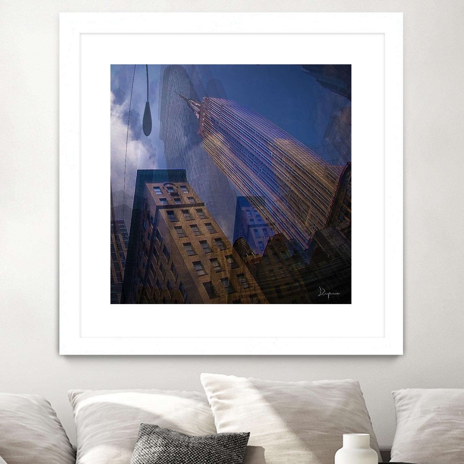 Skymanie by Jean-François Dupuis on GIANT ART - beige photography gratte ciel