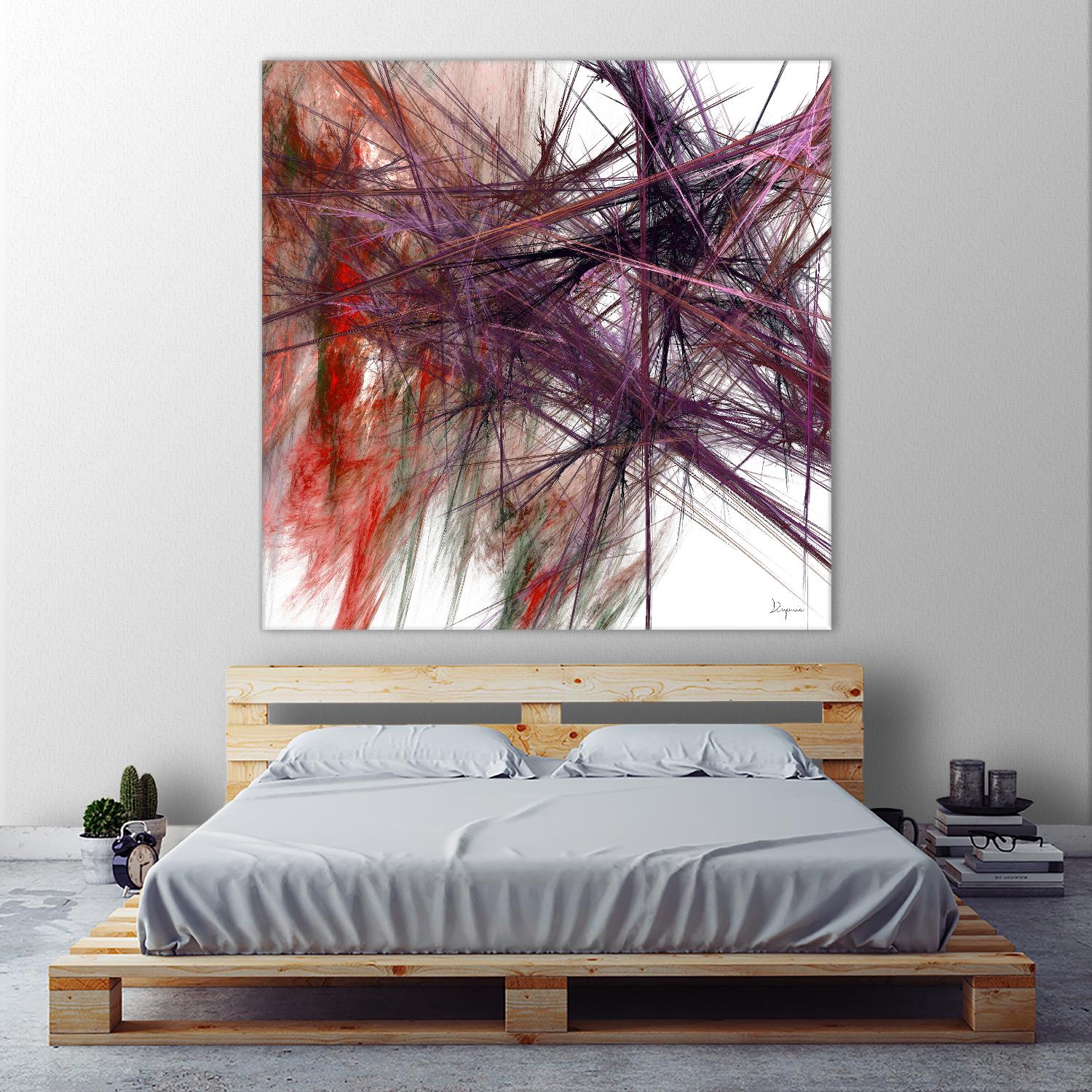 Purple Light I by Jean-François Dupuis on GIANT ART - pink abstract