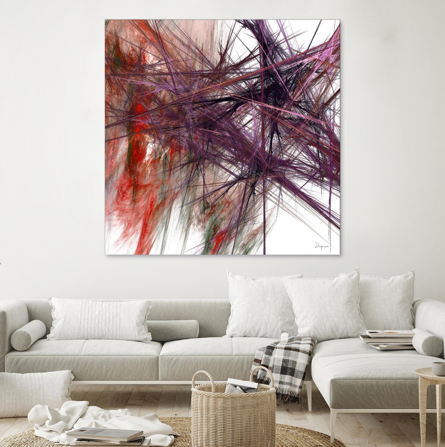 Purple Light I by Jean-François Dupuis on GIANT ART - pink abstract