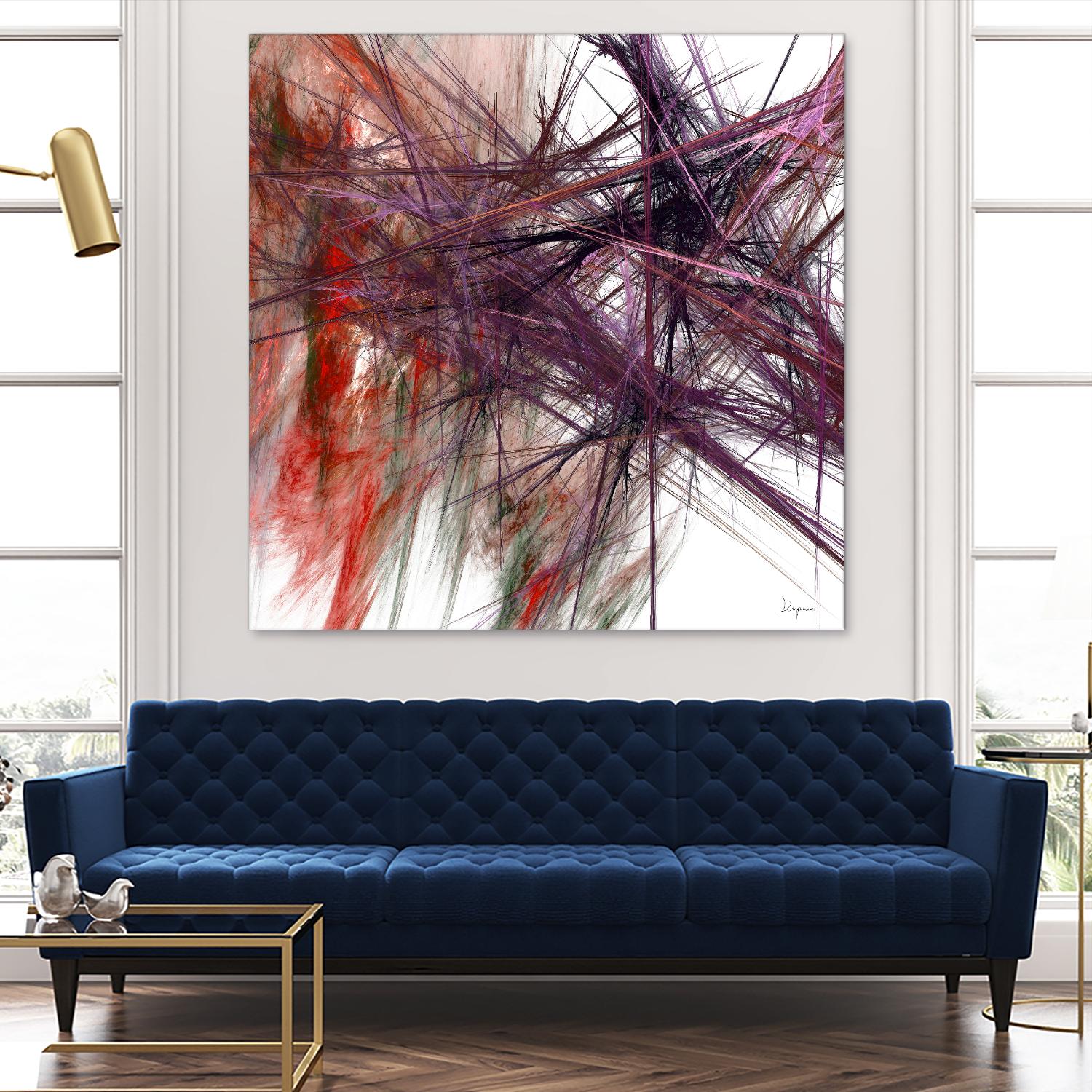 Purple Light I by Jean-François Dupuis on GIANT ART - pink abstract