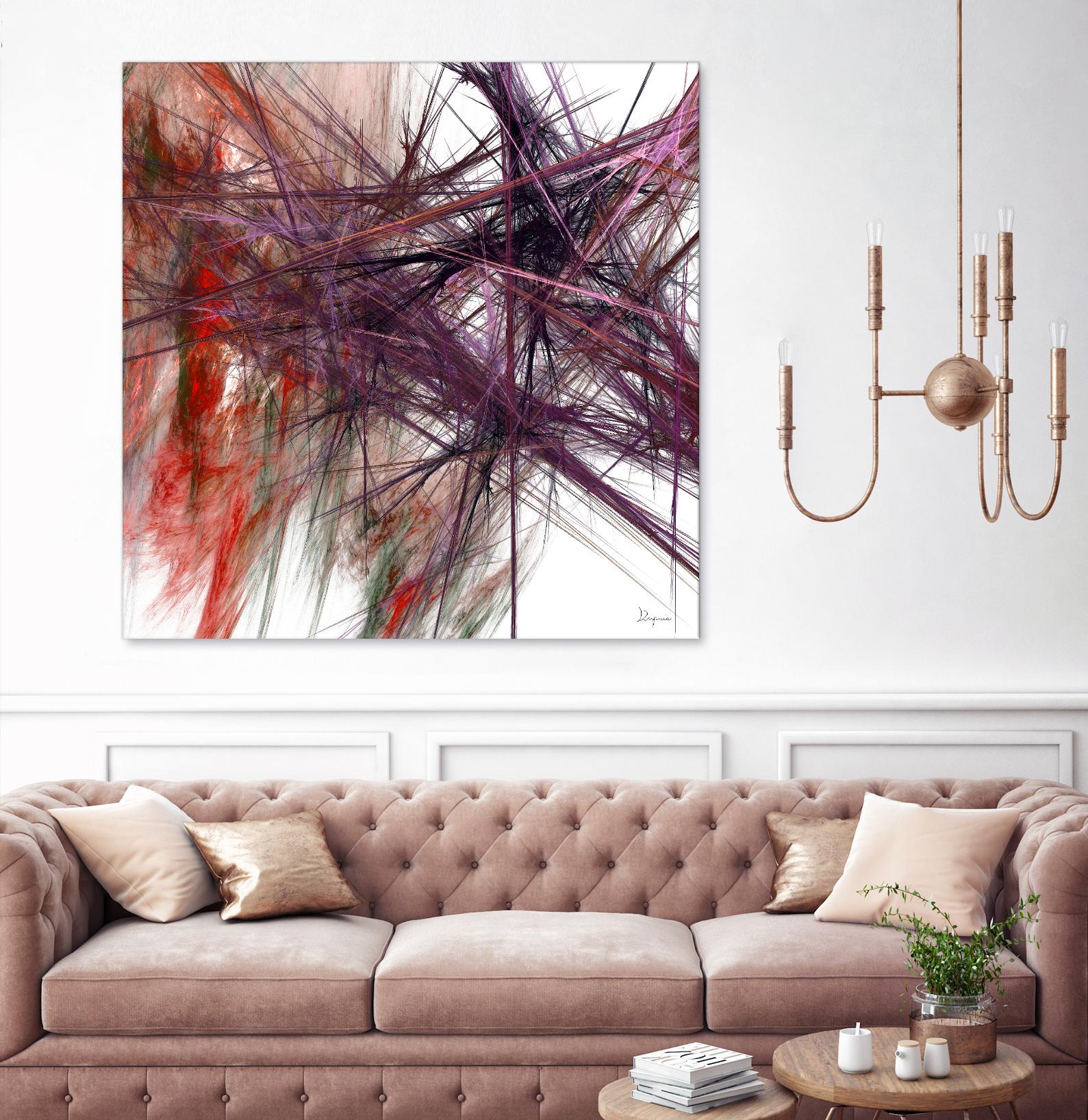 Purple Light I by Jean-François Dupuis on GIANT ART - pink abstract