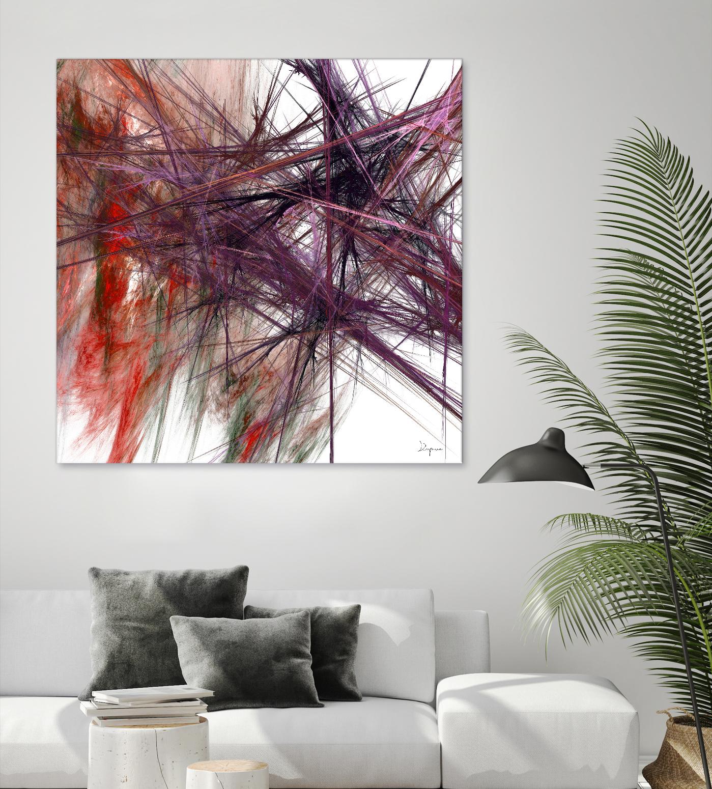 Purple Light I by Jean-François Dupuis on GIANT ART - pink abstract